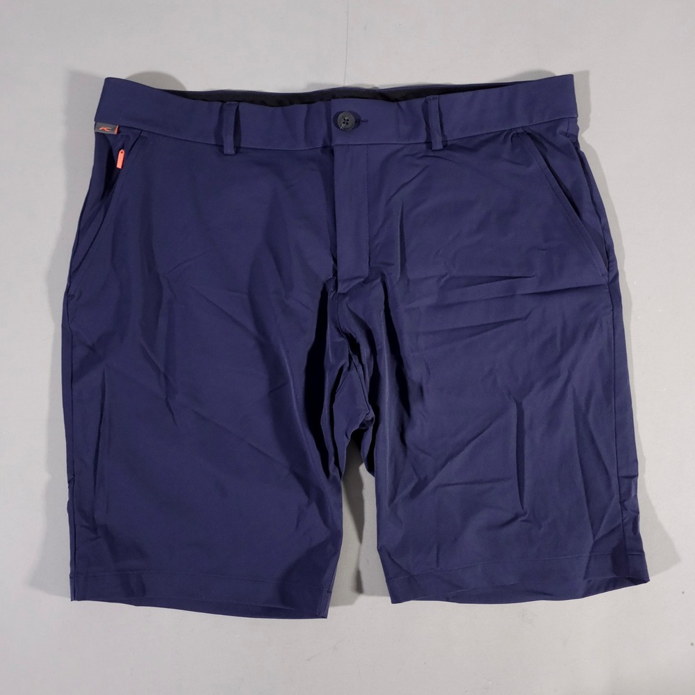 KJUS Iver Shorts Mens W40 Blue Golf Performance 10" Inseam MG20-J08